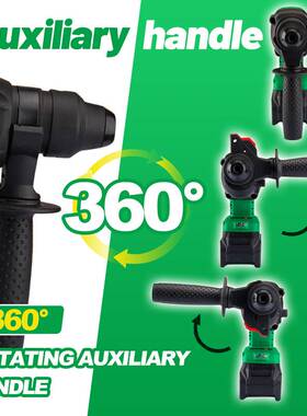 跨境热销工业级无刷锂电电锤21V充电式锤钻CEUL认证