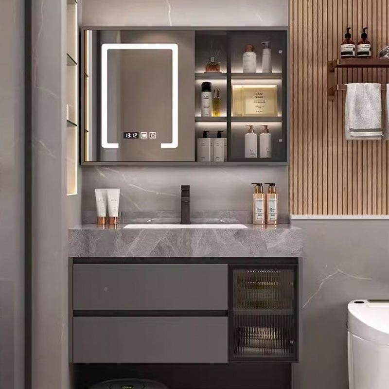 024新款卫生间厕柜所洗手脸陶瓷无562一体盆池岩板浴室组合缝2洗,家装主材,浴室柜组合,淘宝优惠券,粉丝福利购,淘宝优惠卷