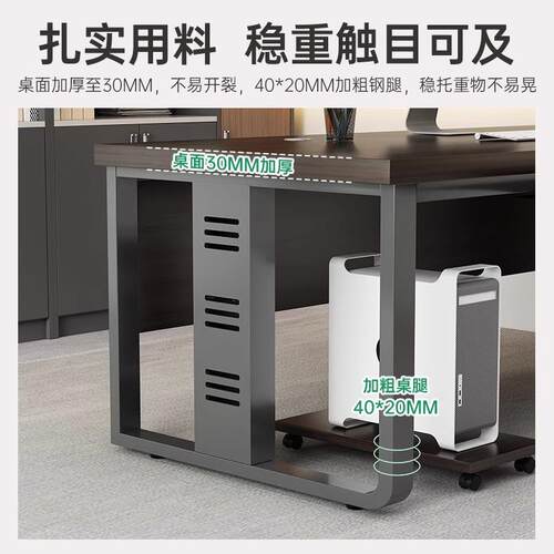 职员办公桌椅简FIZ约现桌组合办公室双/4人电脑桌代办公员工位位