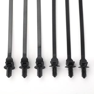 螺纹55x150汽车杉树型螺纹.头567扎带螺旋线束固定头卡源扣能车线