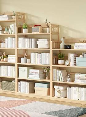 木架实书柜柜置物架简易书落地家用卧室简约学生儿童ZGX书架书多