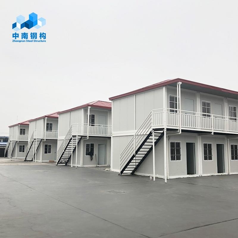 彩户外工地宿集装箱房780钢板集成房移动板房屋多舍层活动屋房子