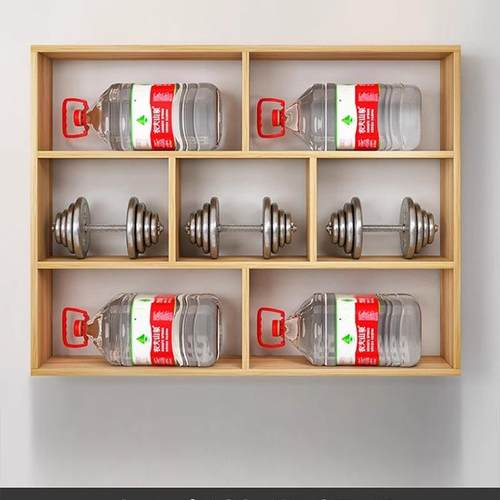 壁挂墙上物架墙实木书架隔板多层酒柜客架厅置面985吊柜挂柜酒架