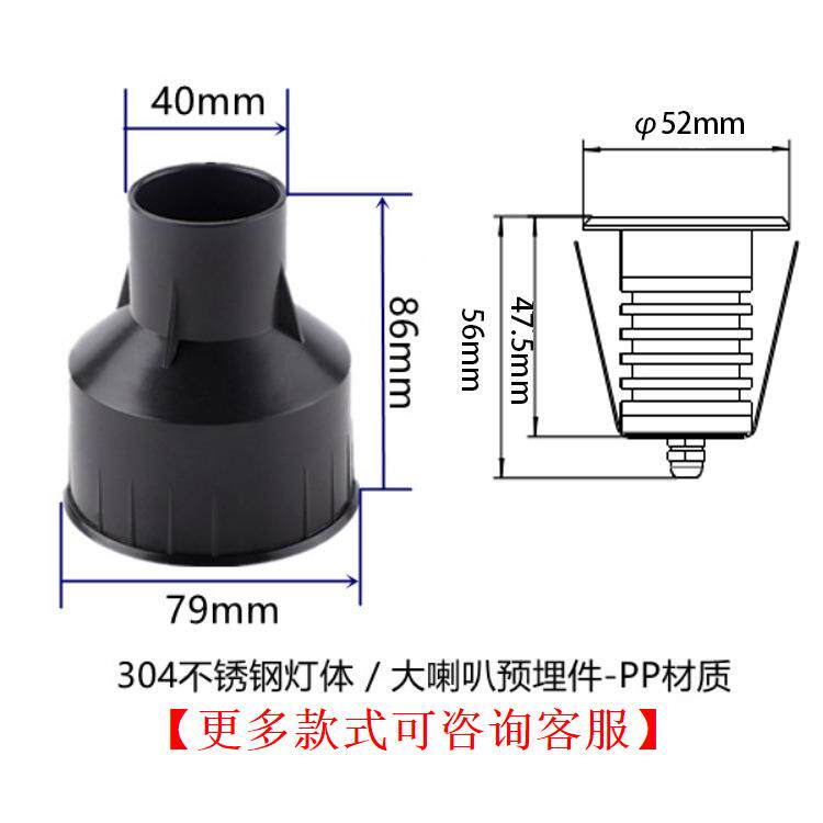 商防水不锈钢偏光le场d甲板灯埋地花灯庭院灯广楼道园装饰灯F102