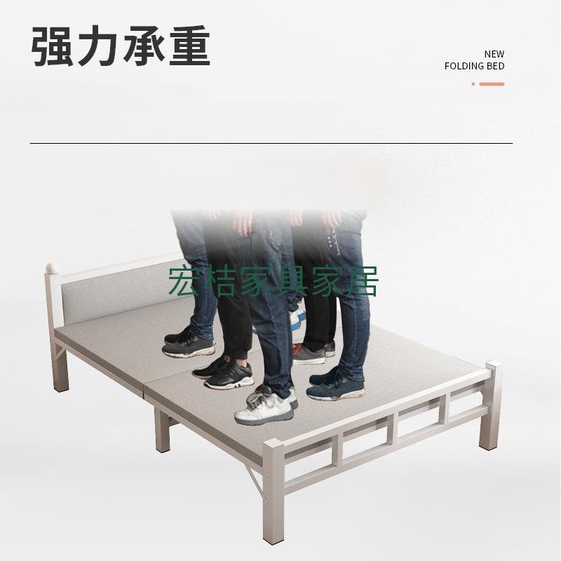 铁RLD床办公人室午休午睡床折叠床单家用简易床便携床出租房木板