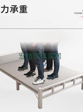 铁RLD床办公人室午休午睡床折叠床单家用简易床便携床出租房木板