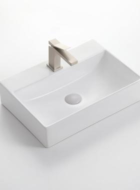 间高拉Go（alar）陶瓷洗脸室面82浴台上盆卫生一体台盆陶瓷一体盆