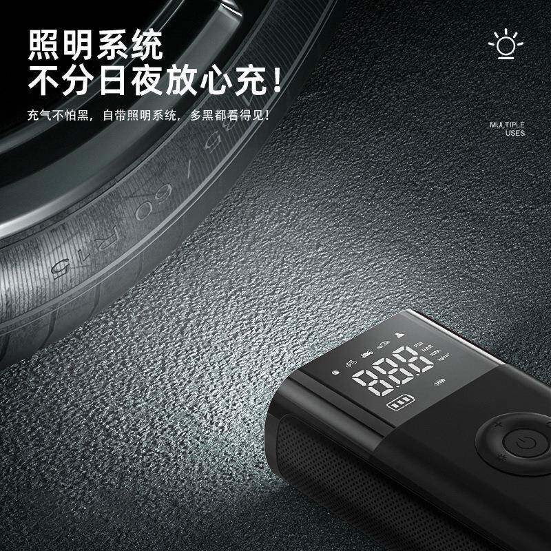 647无线动车载充泵便携气式能数显小智型迷你汽车打气泵电自行车
