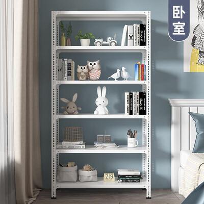 跨RRY境速装货置物库架储藏室多层商用钢制收纳仓架架快递角钢展