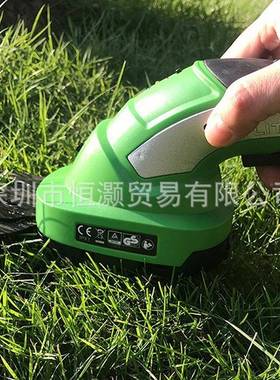 便携小型二一手持充电无绳割草草合坪AL-63818灌木绿篱修机剪器