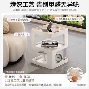 BJ014206床头边柜型家用卧室创意头柜替代小品沙发床头置物架实木