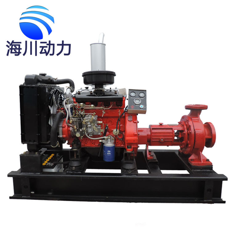30千瓦消防水泵 工程车间供水泵卧式泵车 柴油机抽水泵灌溉水泵