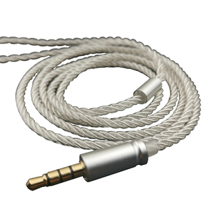 耳机升级线mmcx插头高纯镀银线diy发烧音频线材SE215 3.5带麦 535