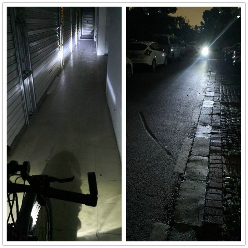 电动车灯二合一前灯喇叭36v48v车灯电动车内置扬声器组合开关高亮