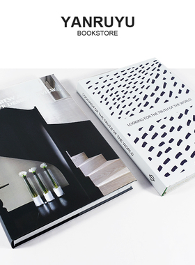 建筑平面设计艺术画册样板间真书高档装饰书客厅书房书架书桌摆件