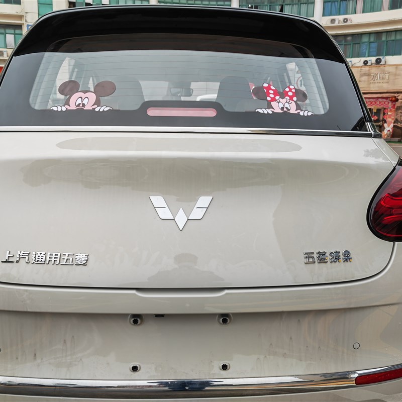 适用于五菱缤果车贴后挡风玻璃贴纸车窗个性装饰贴车身拉花