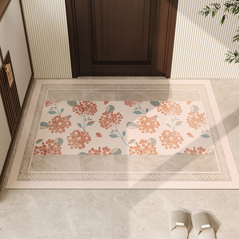 入户门地垫PVC软玻璃透明防滑脚垫耐脏免洗地毯大门口进门蹭脚垫