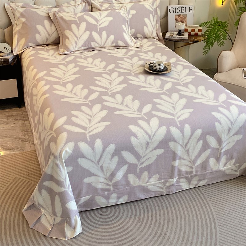 定制订做纯棉磨毛大床单款2米x220全棉榻榻米床加大尺寸3米床被单