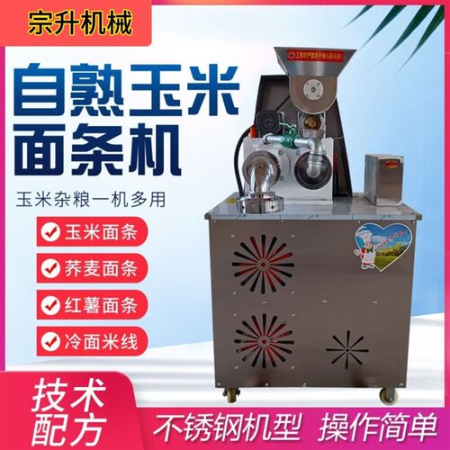 大型玉米面条机商用m全自动米线米粉红薯年糕多功能小型新款冷面
