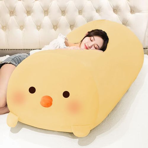 大号鸡公仔毛绒玩具抱枕女生睡觉床上可爱抱抱熊超软布娃娃玩偶