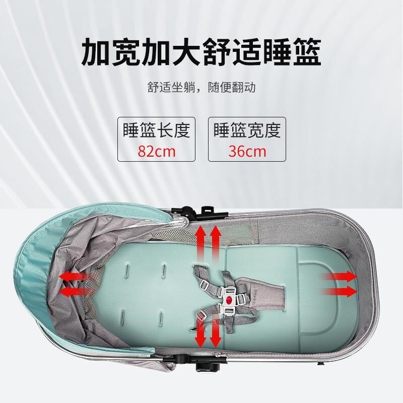 新款婴幼儿推车可坐躺轻便折叠双向高景新生儿0-4岁婴儿车手推车