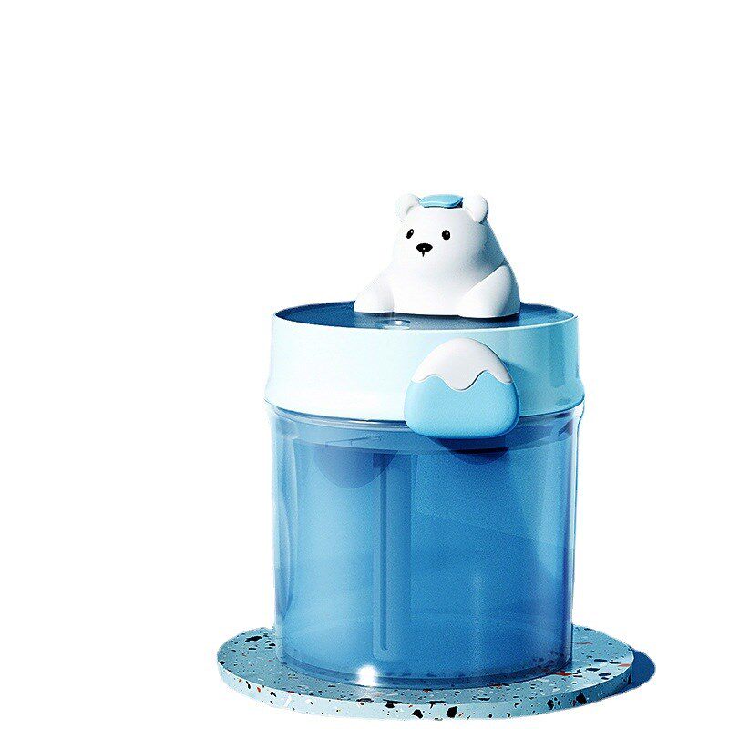 加湿器小型定时办公室桌面大容量大雾量usb便携温泉熊空气加湿器