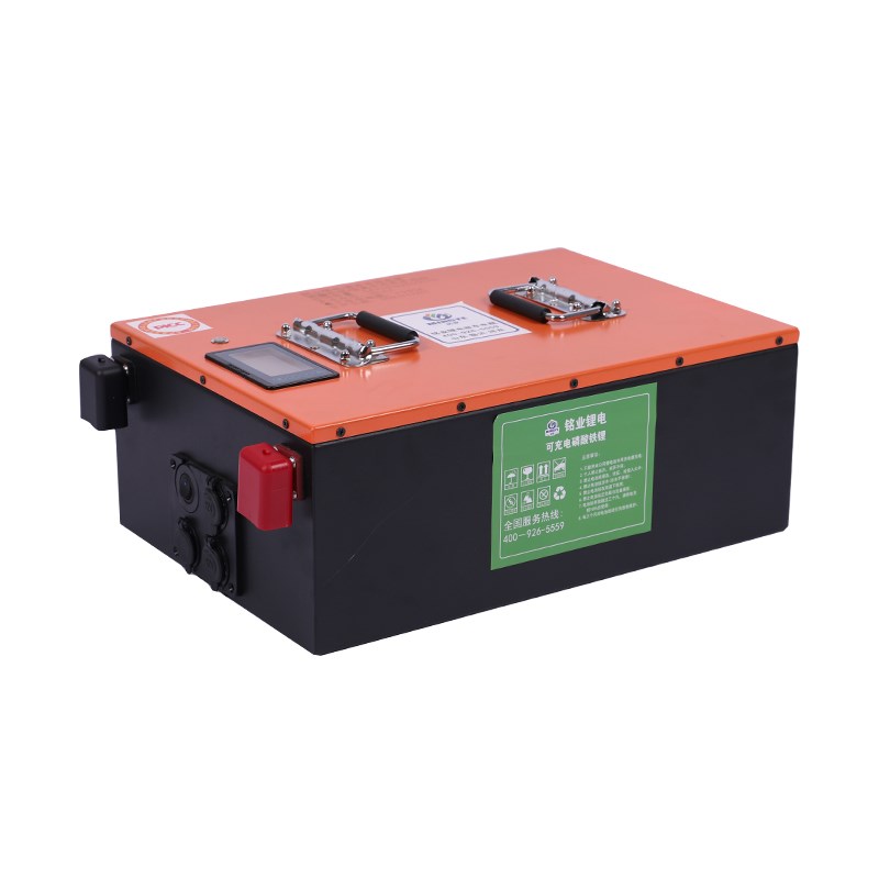 铭业锂电 磷酸铁锂电池大容量12V400AH4.8度 床车房车车载 带充电