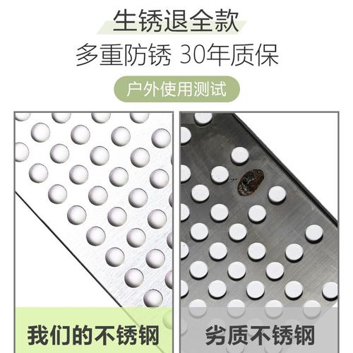 304不锈钢防盗窗垫板阳台防护网防盗网花架护栏防坠落洞洞板