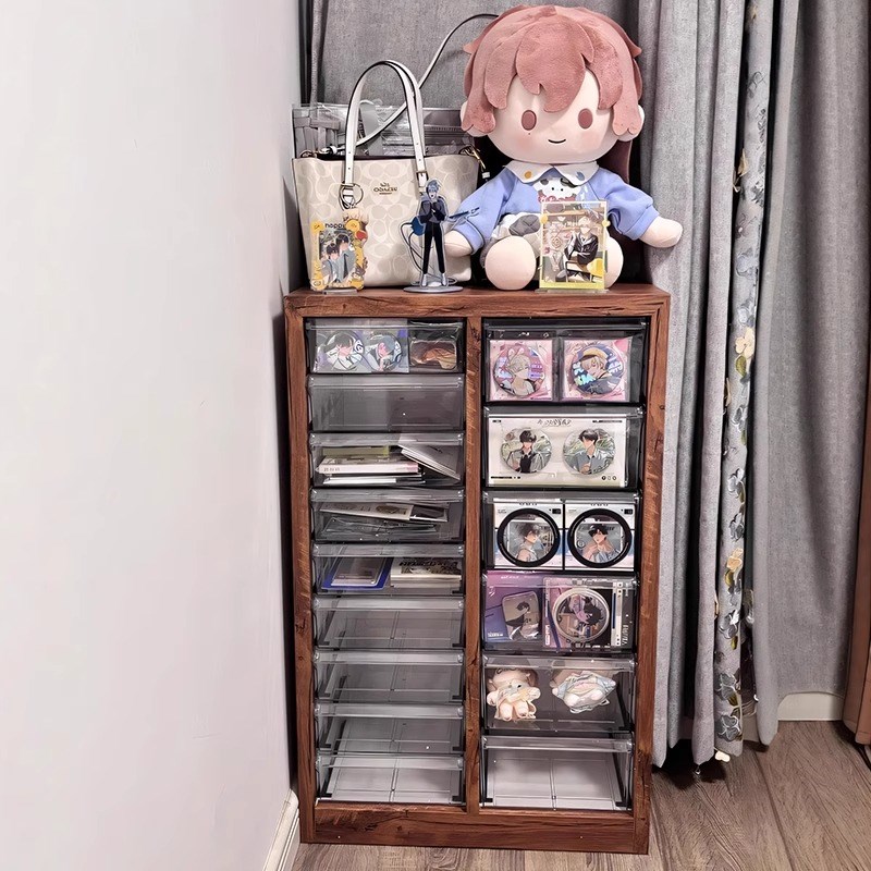 A4文件柜抽屉式美甲店烘焙模具收纳柜钢制资料柜财务票据柜布样柜