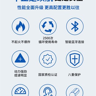 九号电动车B30C电池大容量48V锂电磷酸铁锂B35B40B65B80B90B110P