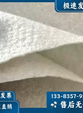土工布工程布短纤透水过滤白色加厚保湿水泥养护坡保温无纺长丝布