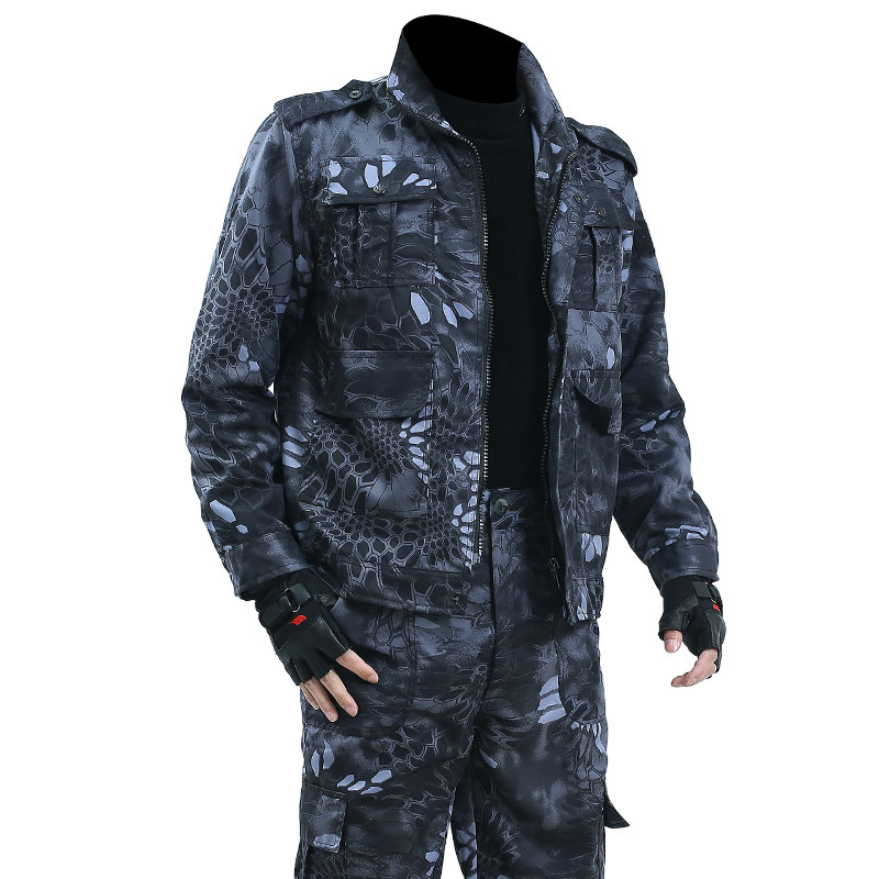 迷彩工作服套装男夏季耐磨劳保服工装厂服定制广告刺绣工地工人女
