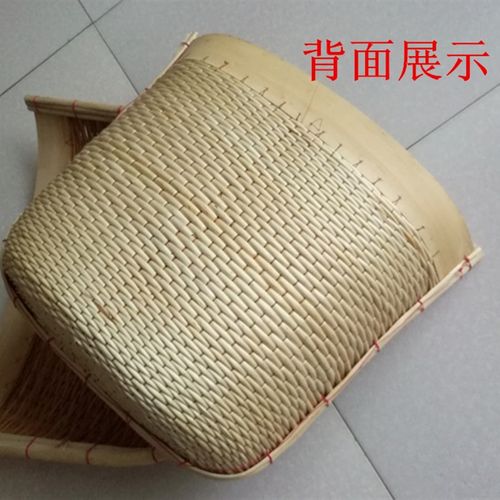 特大号柳编簸箕农用家用大小号竹编藤编柳条簸箕笸箩筐篮竹筛单个