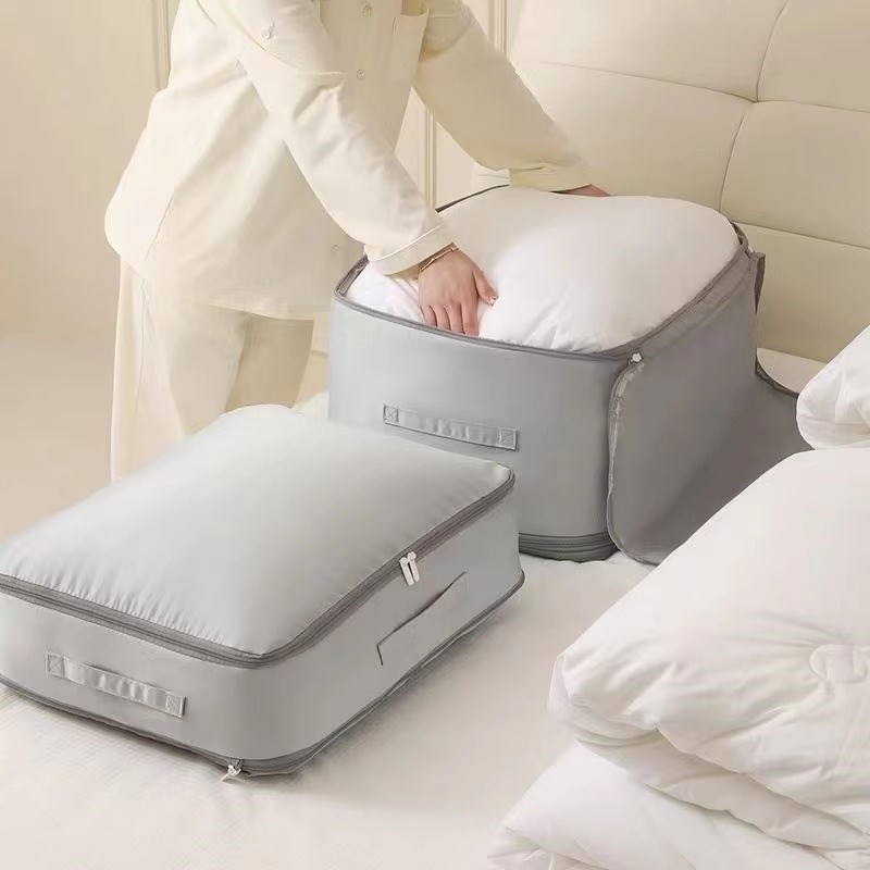 被子收纳箱整理箱羽绒服压缩袋搬家棉被褥整理神器真空大容量