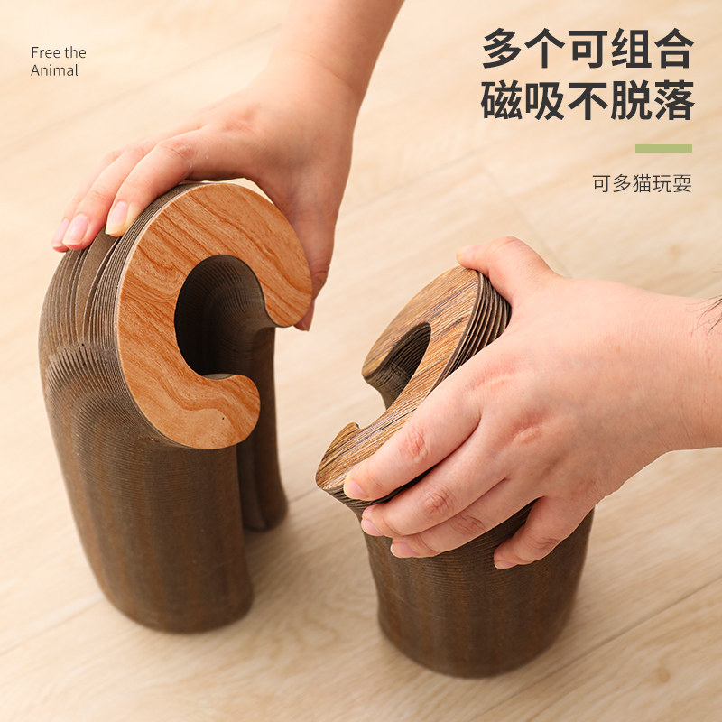 魔术风琴猫抓板魔法多功能管家瓦楞纸耐磨不掉屑猫窝一体猫咪爪板