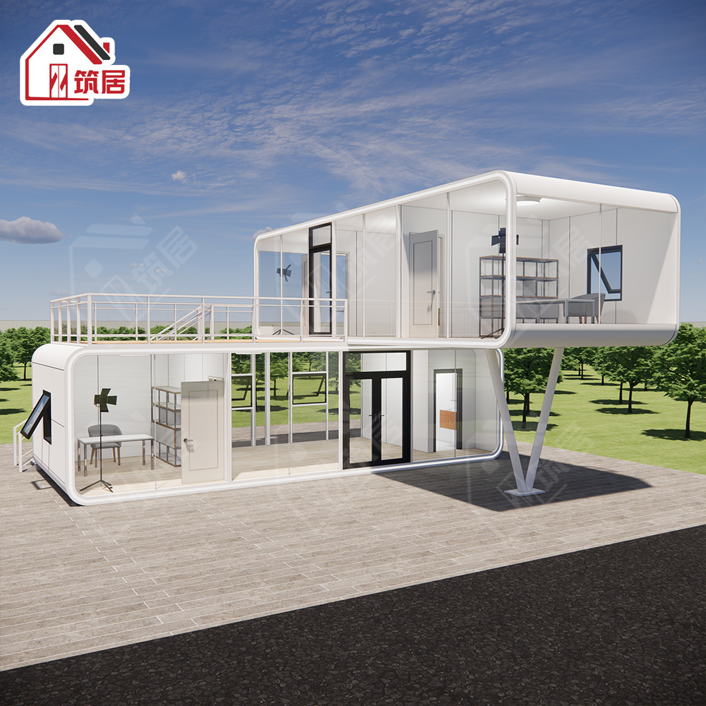 双层苹果舱民宿创意太空舱星空房农庄景区度假村网红酒店别墅屋子