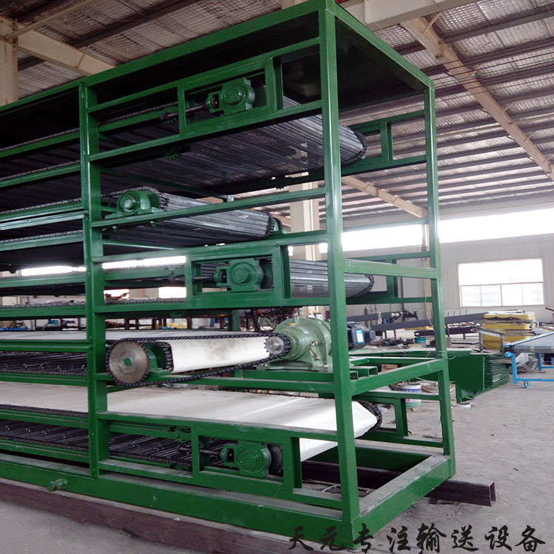 定制多层食品风冷输送线风干冷却不锈钢网带输送机转弯机