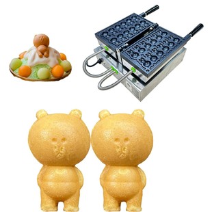 首飞厨具商用设备12只小熊华夫机小猫面包网红小吃机110V/220V