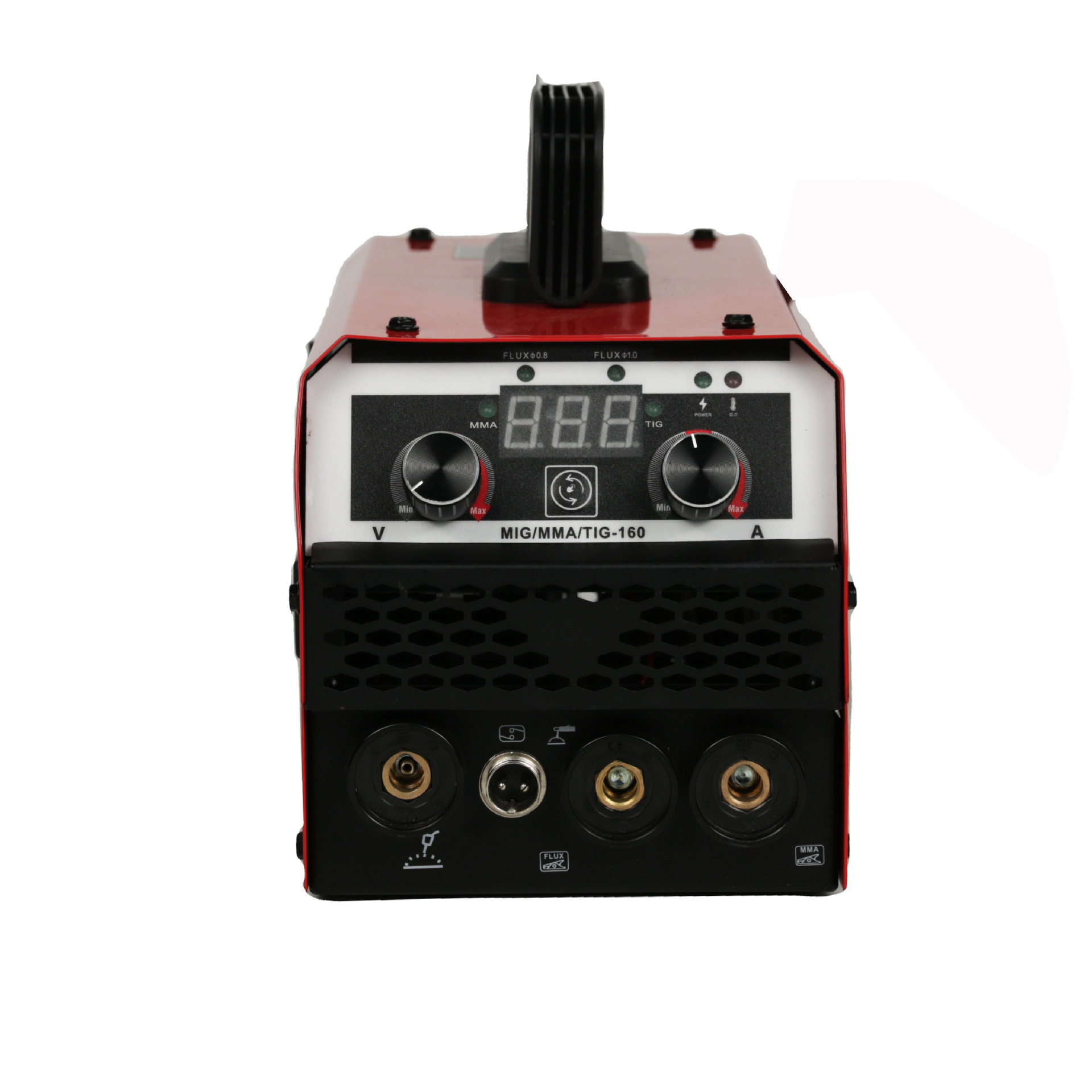 凌霸1kg轻型无气焊机220V120A双旋钮三接口焊接装置