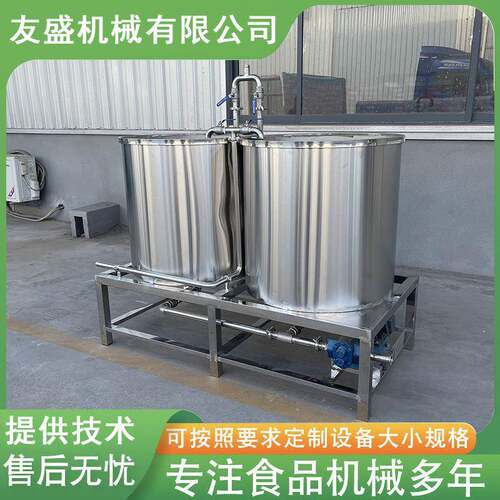 蒸汽加热煮豆浆锅 单桶容量700-800斤浆 不锈钢煮浆桶20分钟煮开