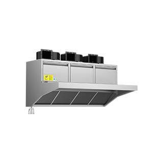 内循环油烟净化一体机无烟道餐饮连锁炸鸡炸串室内直排商用油烟机