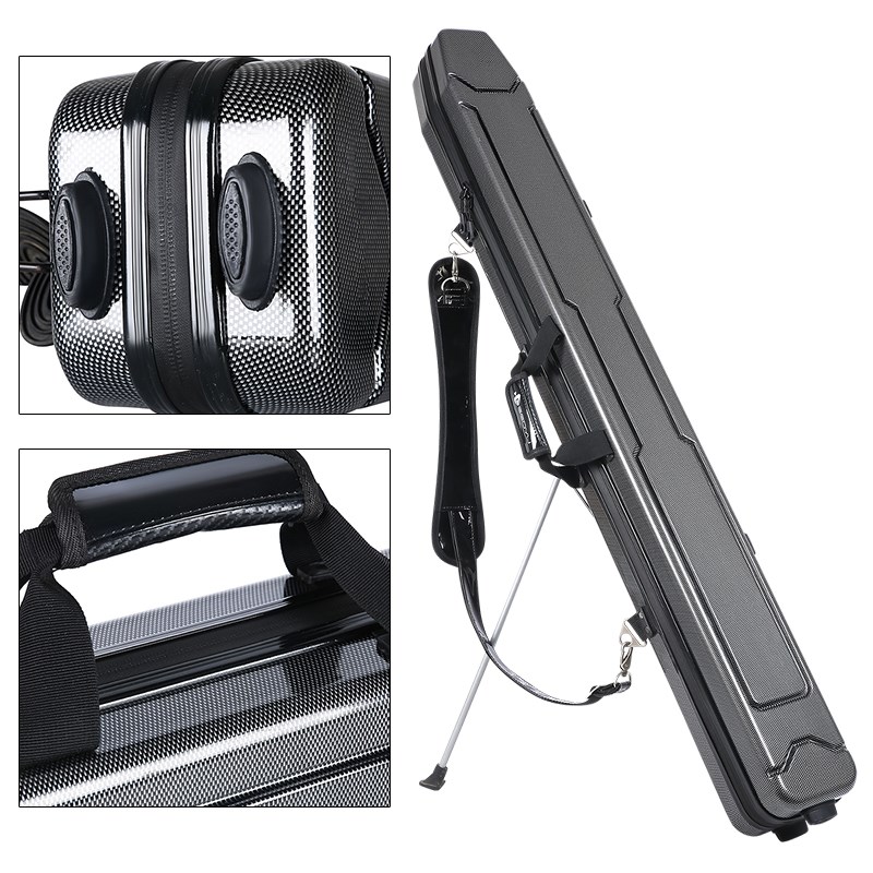 硬壳鱼竿包鱼包渔具杆包轻便型多功能垂钓收纳钓伞包手杆钓鱼包