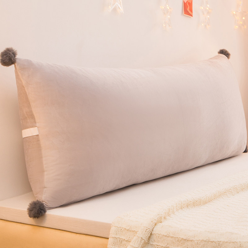 ins风 靠枕床头抱枕银灰床上靠垫长方形大靠背软包卧室宿舍可拆洗,居家布艺,靠垫/抱枕,淘宝优惠券,粉丝福利购,淘宝优惠卷