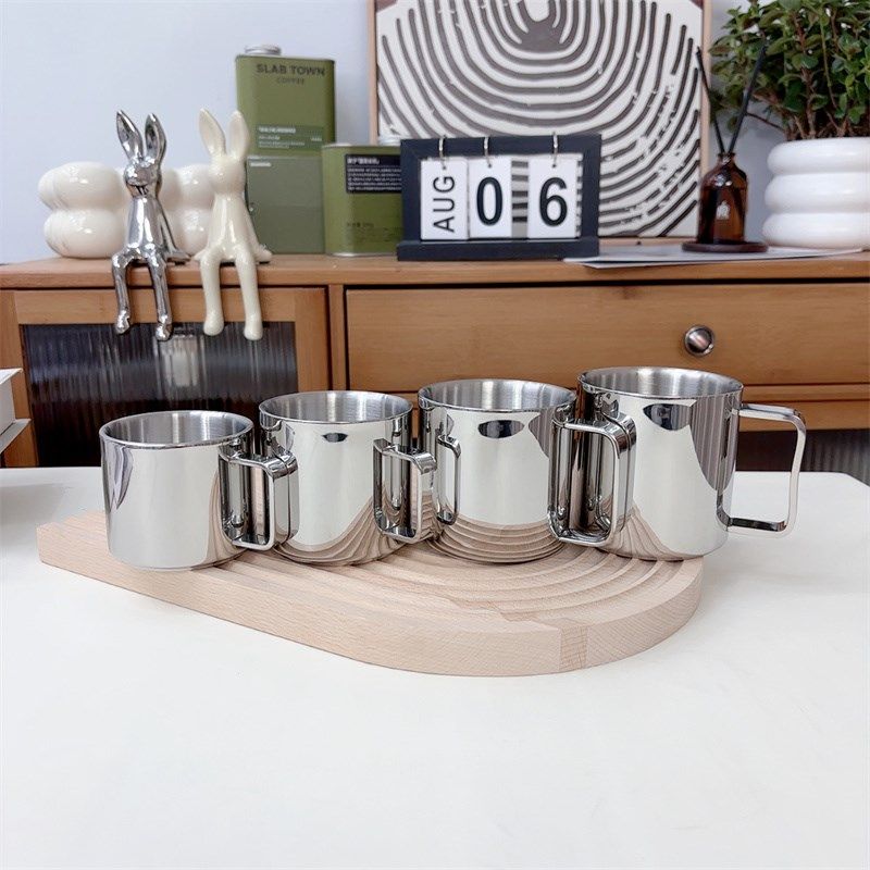 304不锈钢儿童水杯家用防摔宝宝幼儿园专用迷你小喝水杯子带手柄,餐饮具,拉花缸/拉花杯/打奶缸,淘宝优惠券,粉丝福利购,淘宝优惠卷