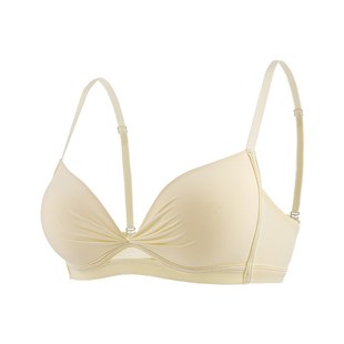 夏季 内衣女显小胸聚拢收副乳防下垂三角杯细肩带美背文胸罩 天薄款