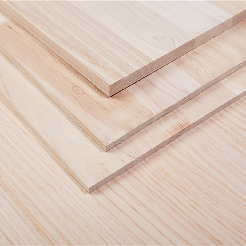 橡木板材 橡胶木板材 指接板集成板无节E0级实木衣柜板材8-40mm