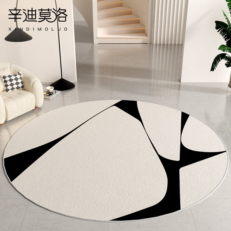 圆形地毯客厅沙发吊篮电脑椅地垫书房转椅卧室床边毯防滑隔音脚垫,居家布艺,转椅地垫,淘宝优惠券,粉丝福利购,淘宝优惠卷