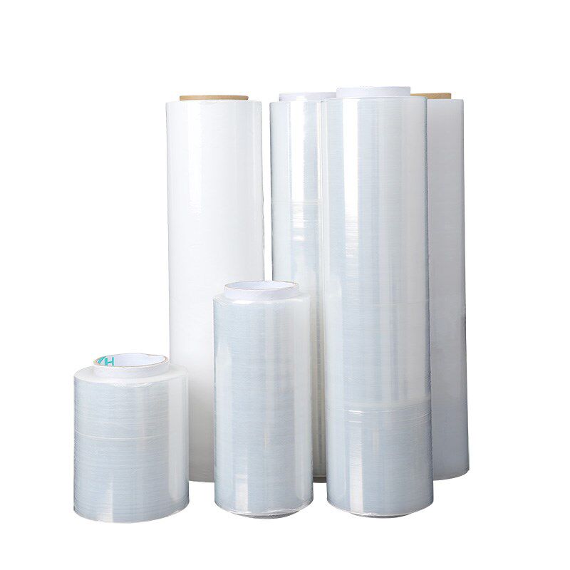 缠绕膜50CM宽塑料保护薄膜包装膜拉伸膜大卷PE工业保鲜膜打包膜