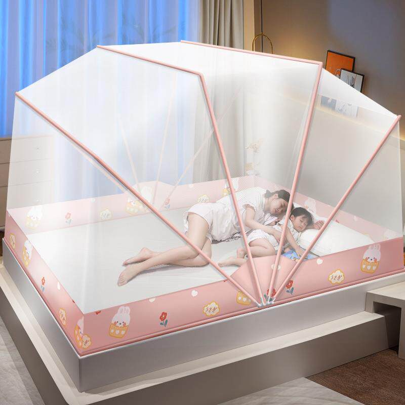 人免安装折家用蚊帐1米U8Q6hTZE5床20成25夏季新款学生叠铺宿舍文