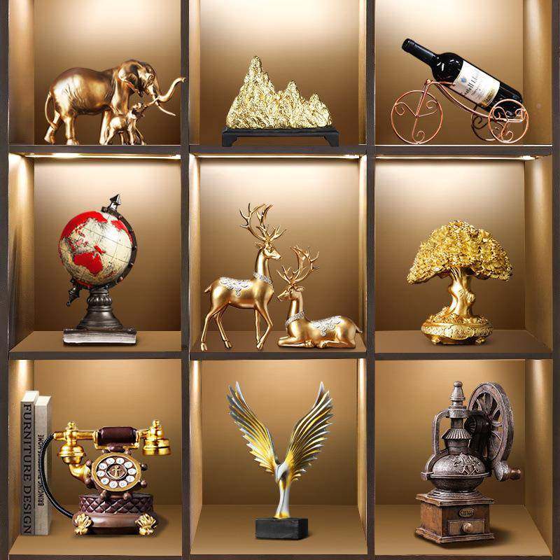 套款装装竿马雪#4组合档次酒柜客厅饰品上电视柜玄关办公室摆件,家居饰品,装饰摆件,淘宝优惠券,粉丝福利购,淘宝优惠卷